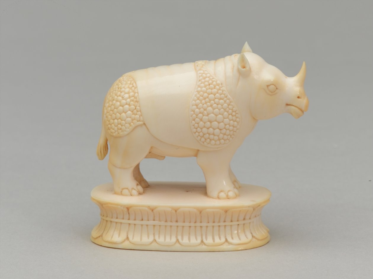 Alfil blanco, pieza de ajedrez, India, c.1820 de Geskel Saloman