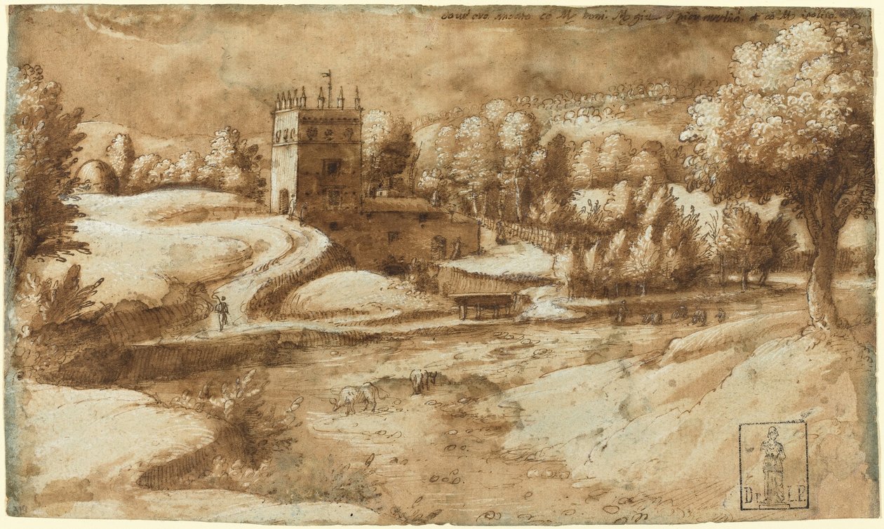 Vista cerca de Rosora di Serra San Quirico de Gherardo Cibo