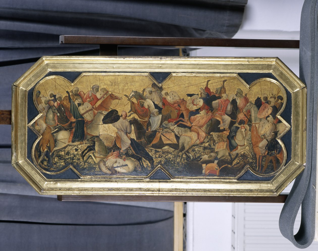 Escena de batalla con caballeros orientales, c.1425 de Gherardo Starnina