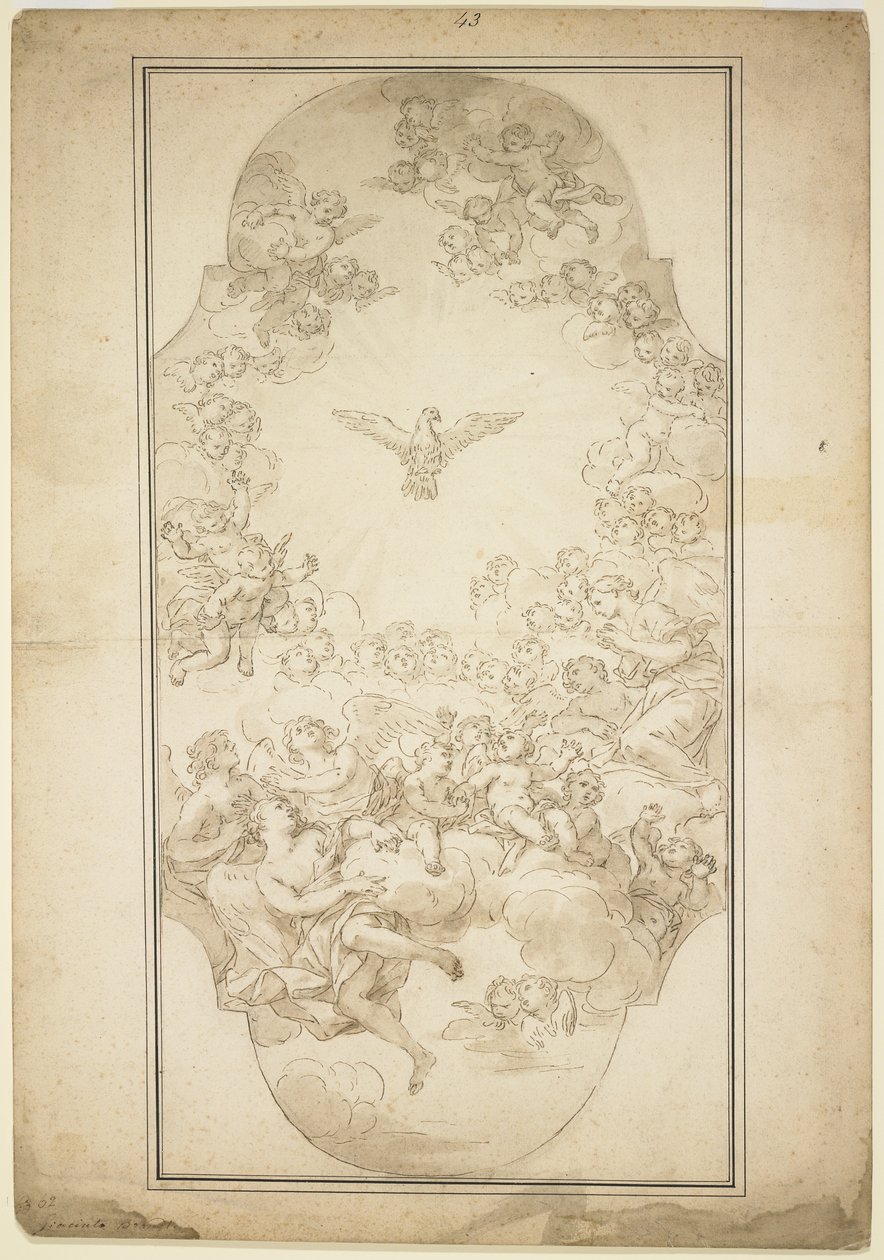 El Espíritu Santo, 1680s de Giacinto Brandi