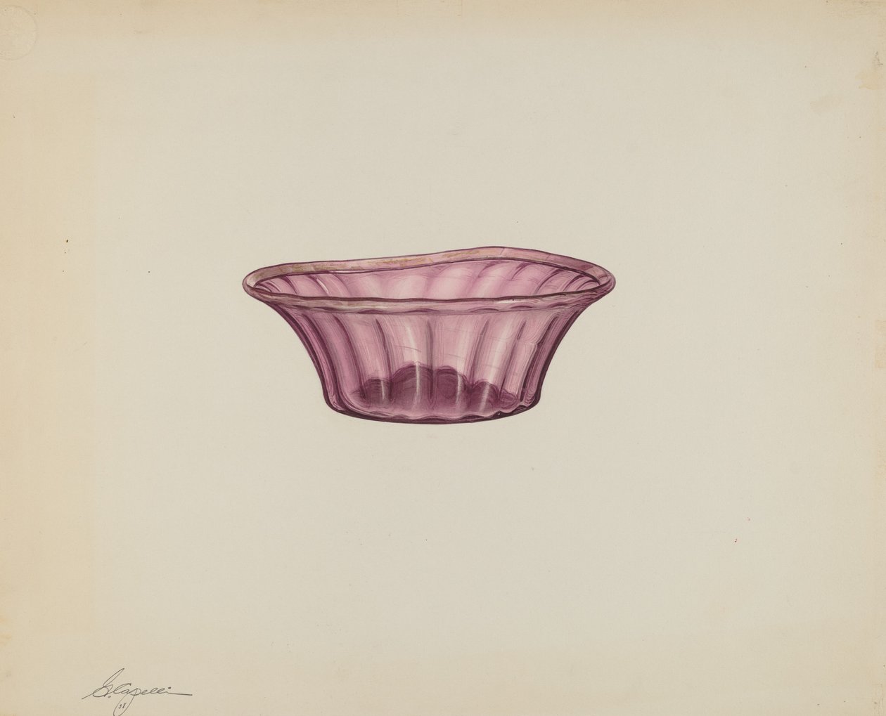 Tazón de Giacinto Capelli