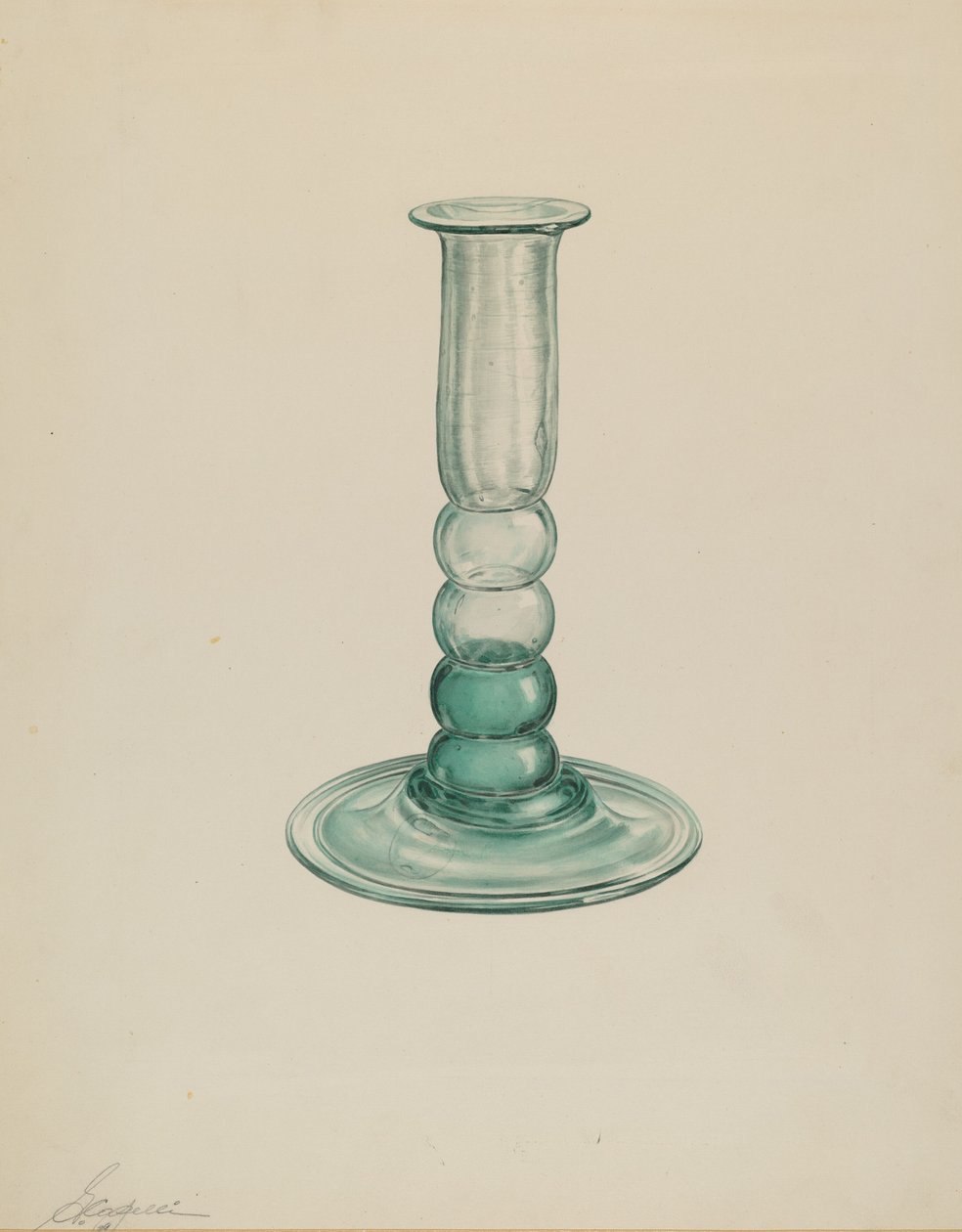 Candelabro, 1935-1942 de Giacinto Capelli