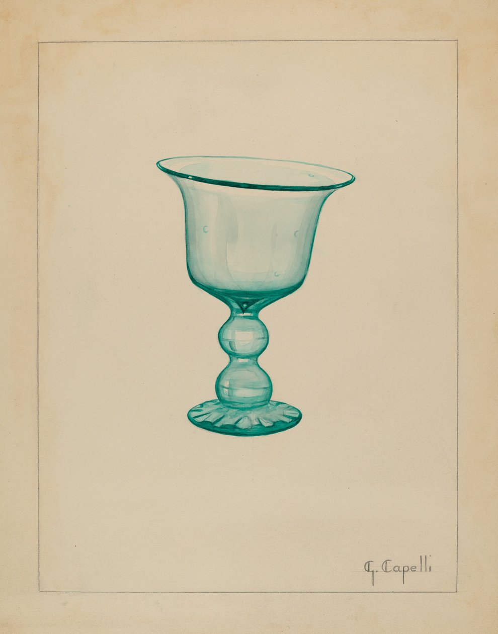 Copa, c. 1936 de Giacinto Capelli