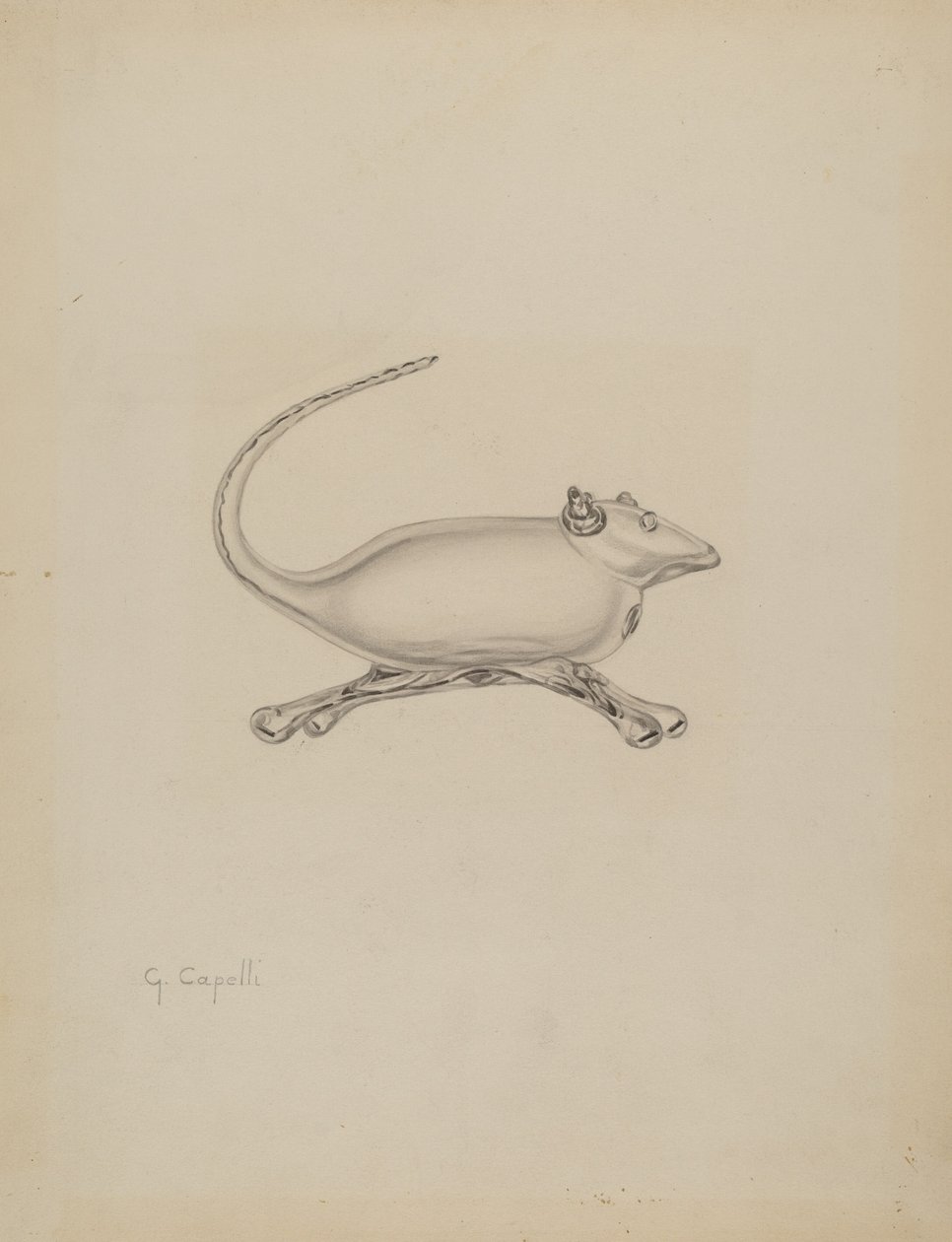 Ratón, c. 1937 de Giacinto Capelli