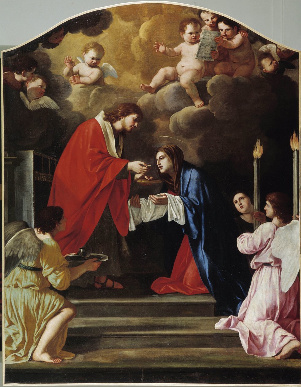 La Comunión de la Virgen de Giacinto Gimignani or Gemignano