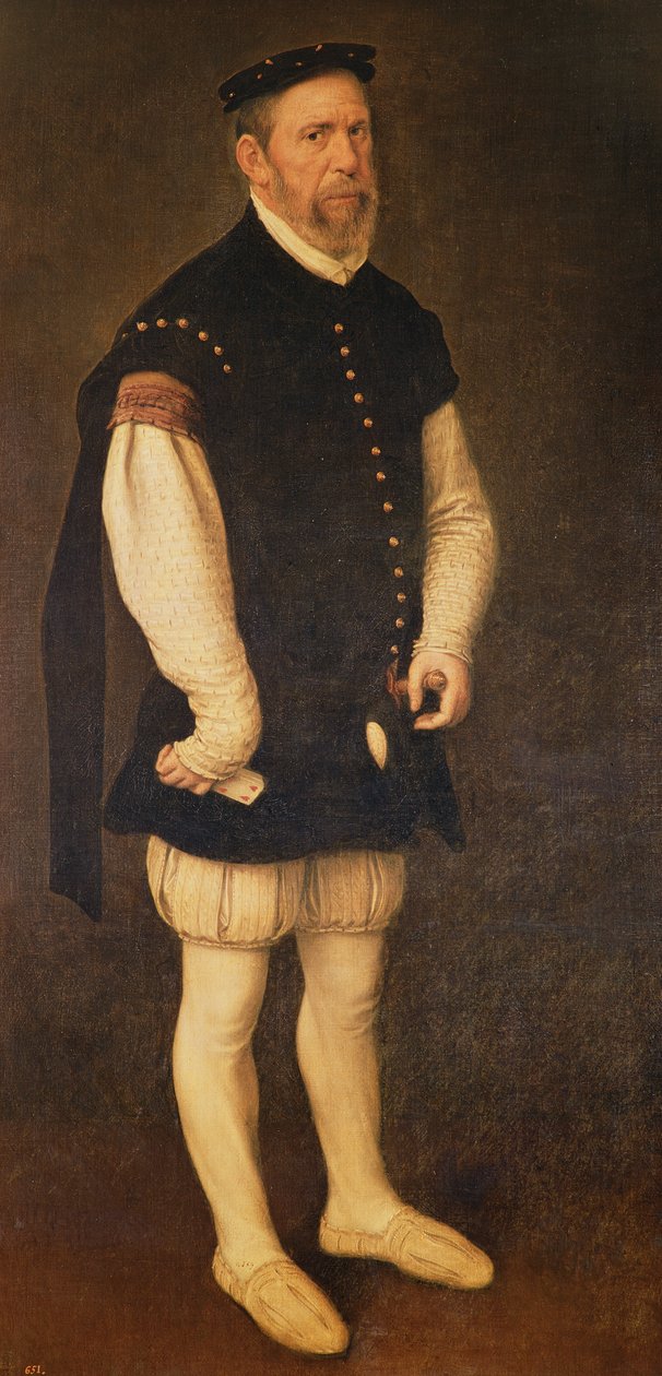 Perejón, bufón del Conde de Benavente y Duque de Alba, c.1559-61 de Giacomo Antonio Moro