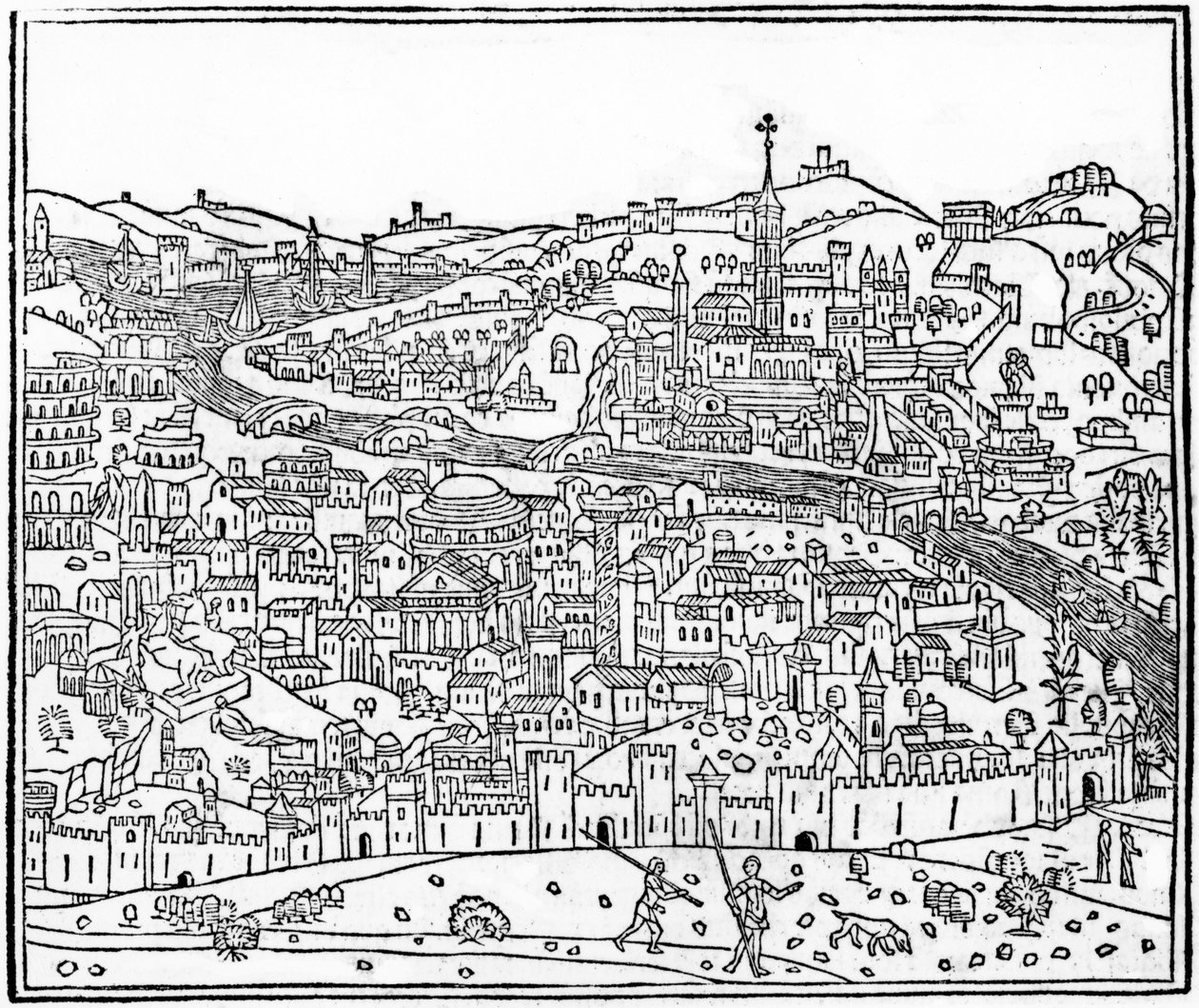 Vista de Roma, del 
