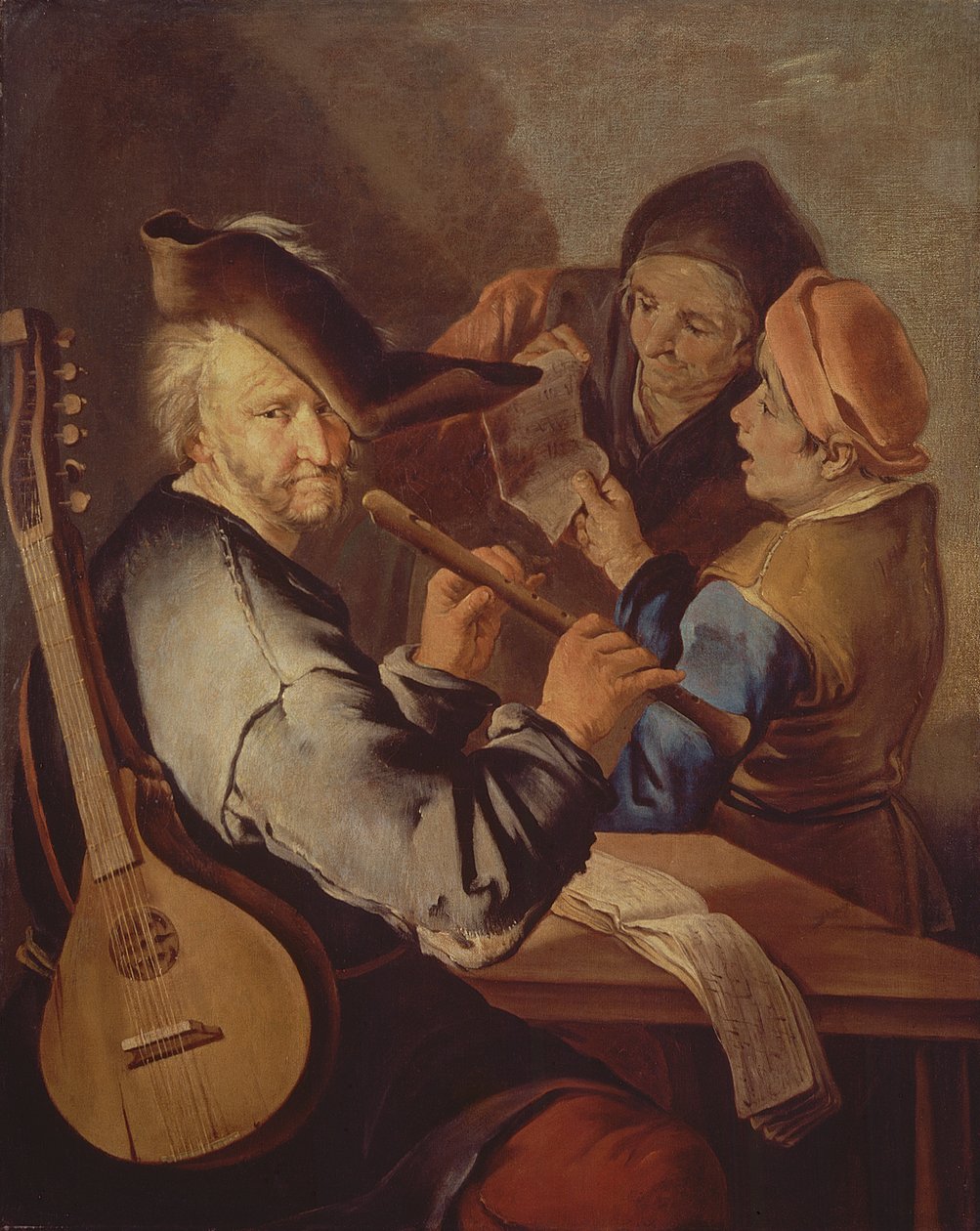 El flautista de Giacomo Francesco Cipper