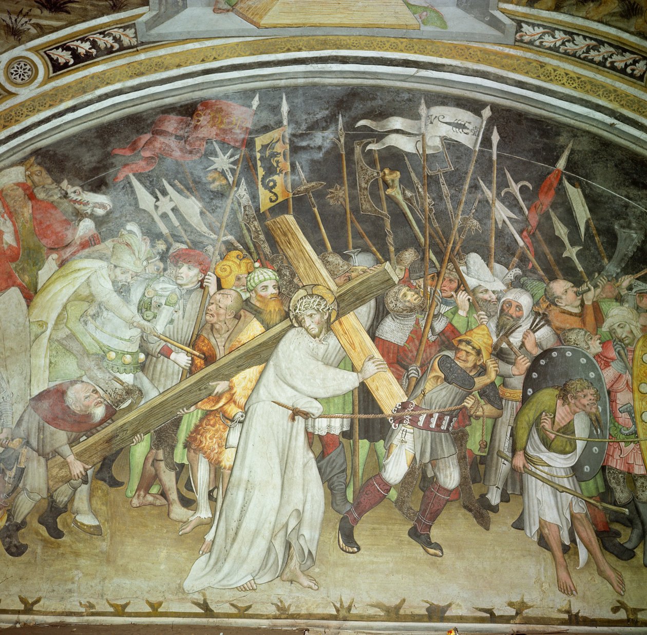 Camino al Calvario de Giacomo Jaquerio