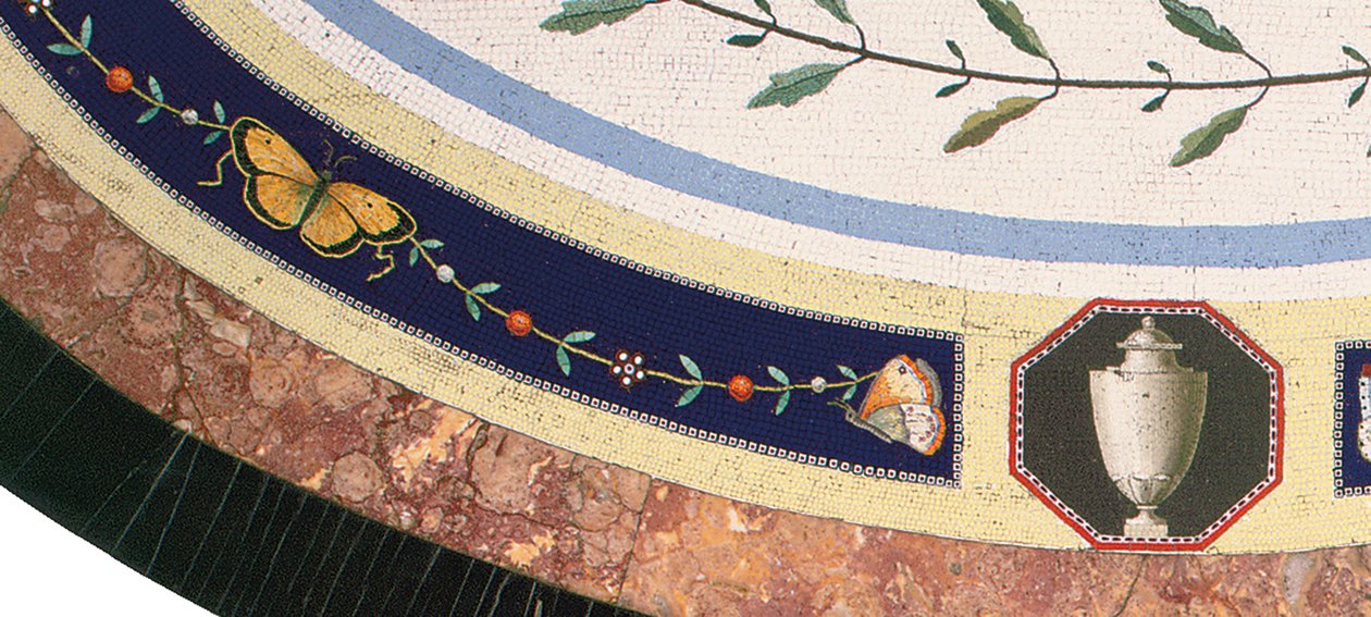 Mesa de Micromosaico, Roma, finales del siglo XVIII de Giacomo (attr. to) Raffaelli