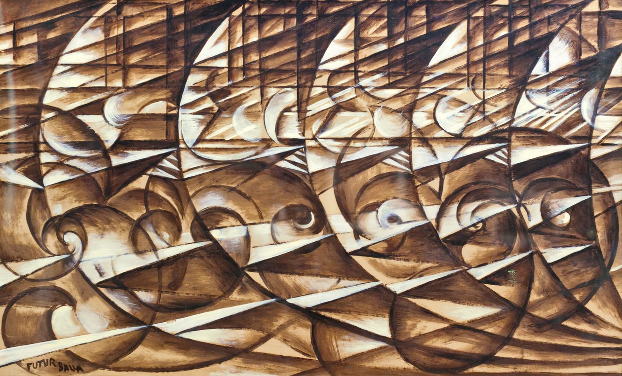 Expansión dinámica y velocidad de Giacomo Balla