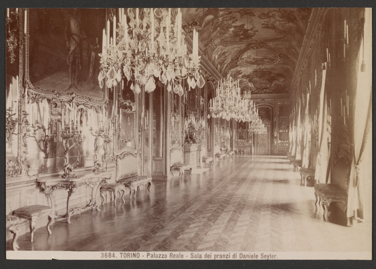 Turín - Palacio Real - Comedor de Daniele Seiter de Giacomo Brogi