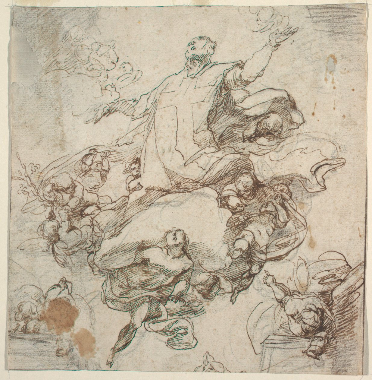 Glorificación de San Felipe Neri de Giacomo Farelli