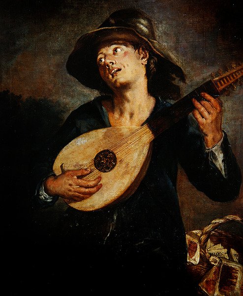 Cantante con laúd de Giacomo Francesco Cipper