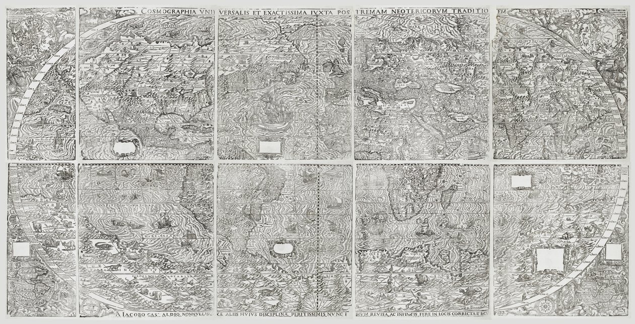 Mapamundi universal, Gastaldi, Giacomo de Giacomo Gastaldi