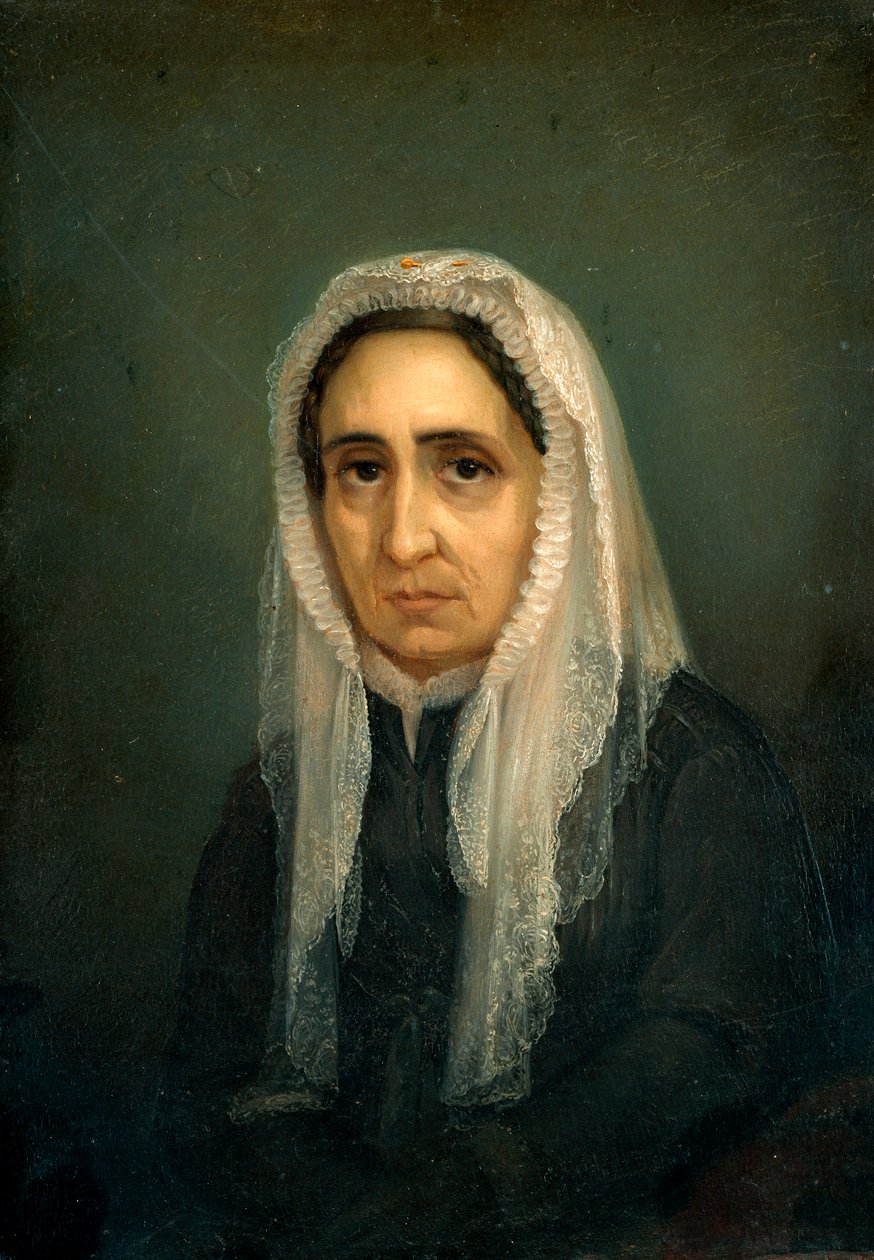 Retrato de Maria Mazzini Pintura de Giacomo Ulisse Borzino (siglo XIX) Genes, Museo del Risorgimento de Giacomo Ulisse Borzino