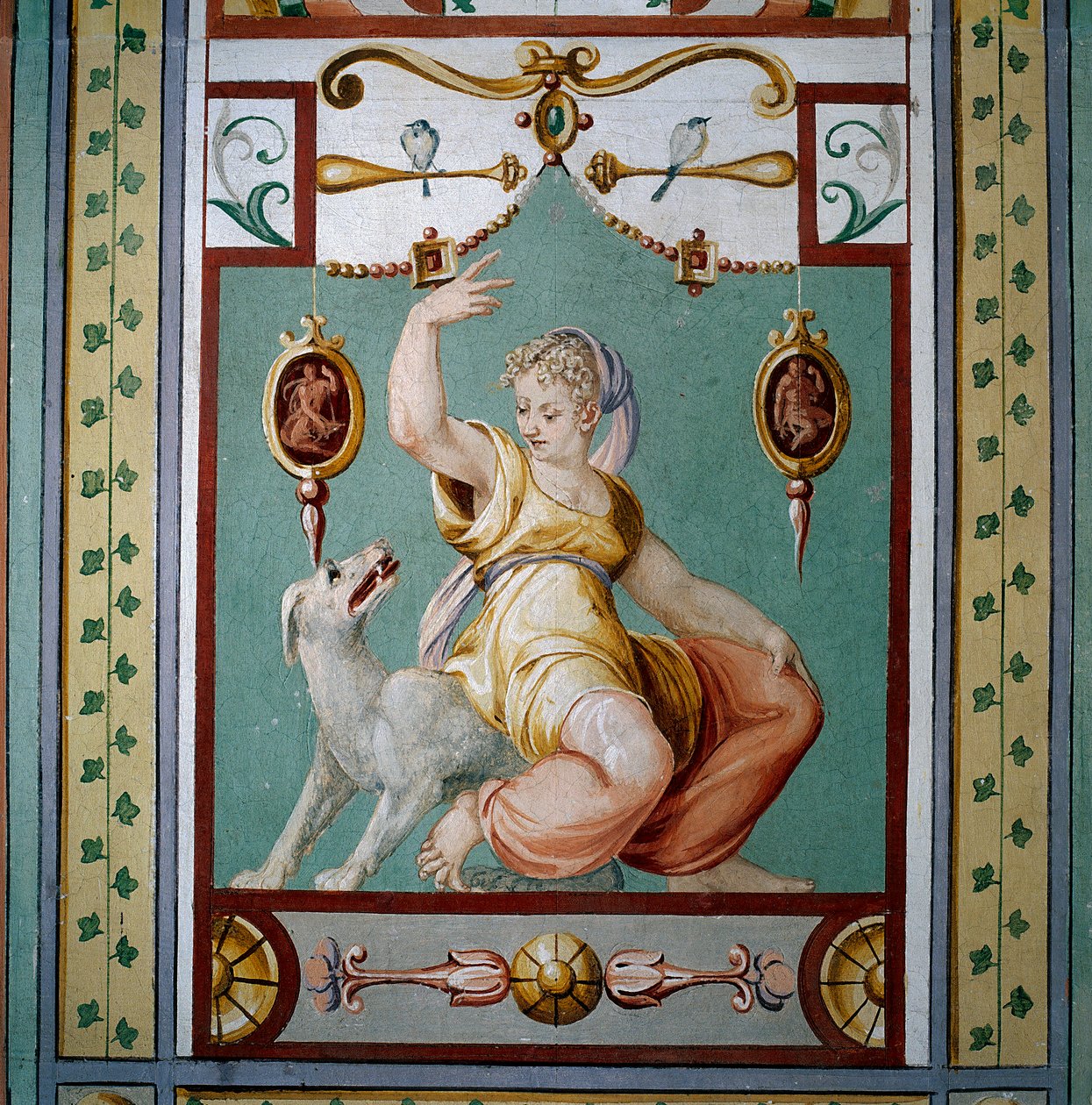 Alegoría de la Fidelidad (fresco) de Giallo Fiorentino