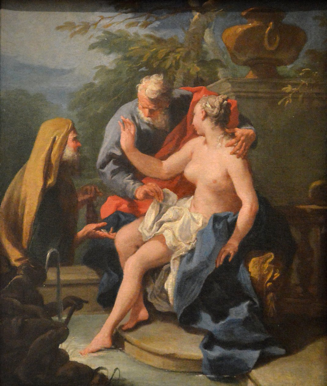 Susana y los ancianos de Giambattista Pittoni
