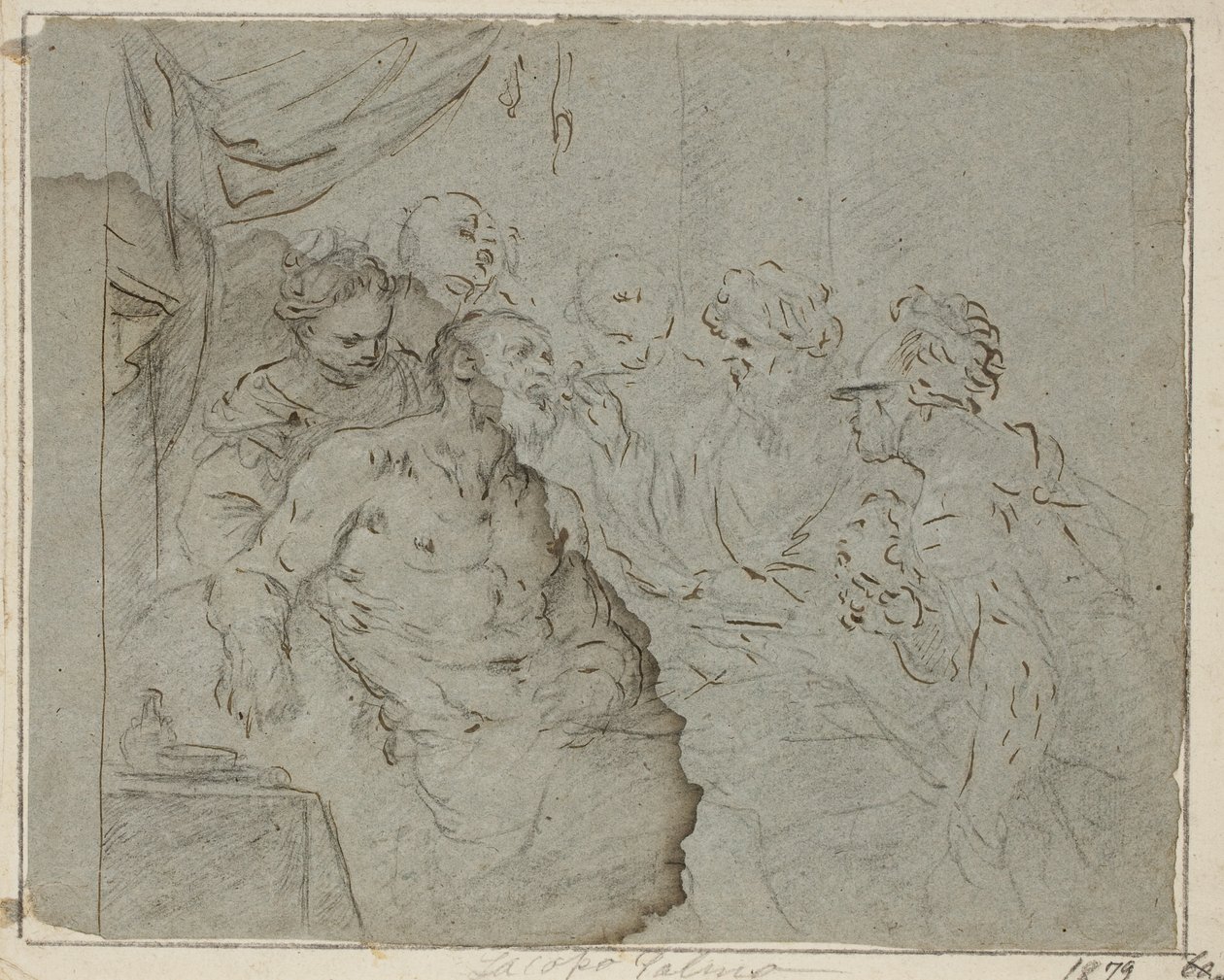 La muerte de Sócrates(?) de Giambattista Langetti