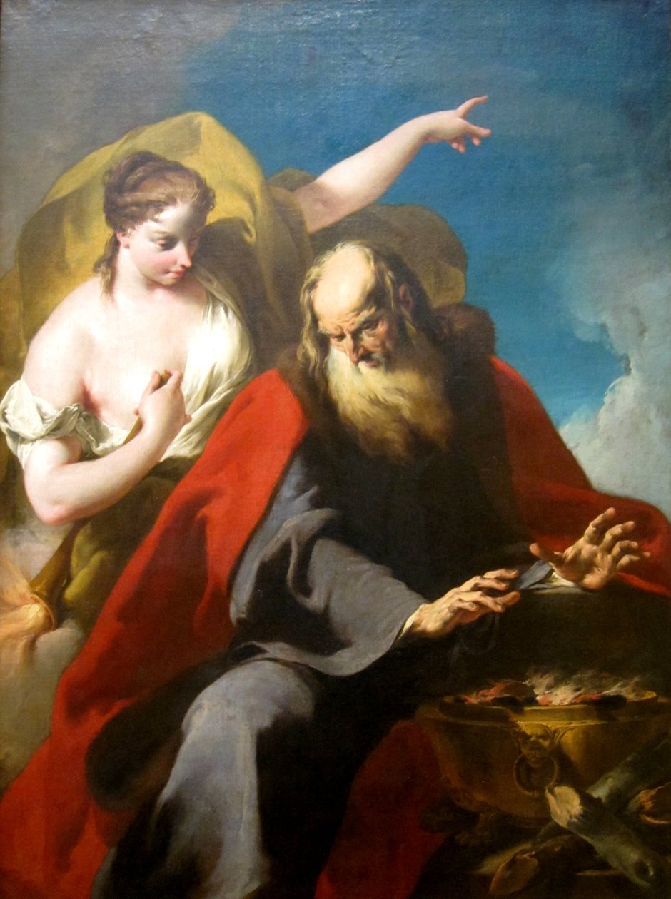 Alegoría del verano y el invierno de Giambattista Pittoni