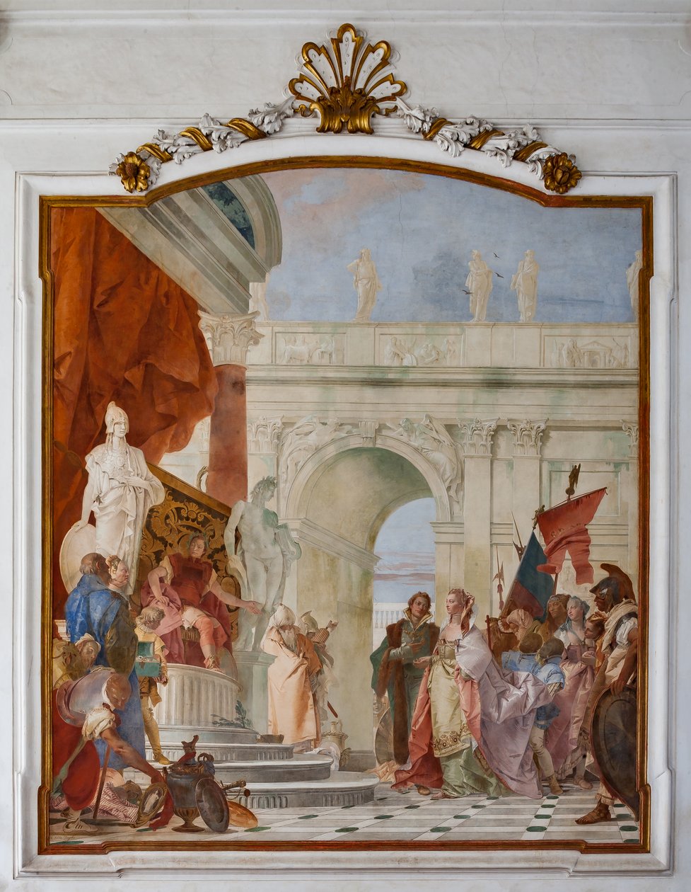 Magnanimidad de Escipión el Africano de Giambattista Tiepolo