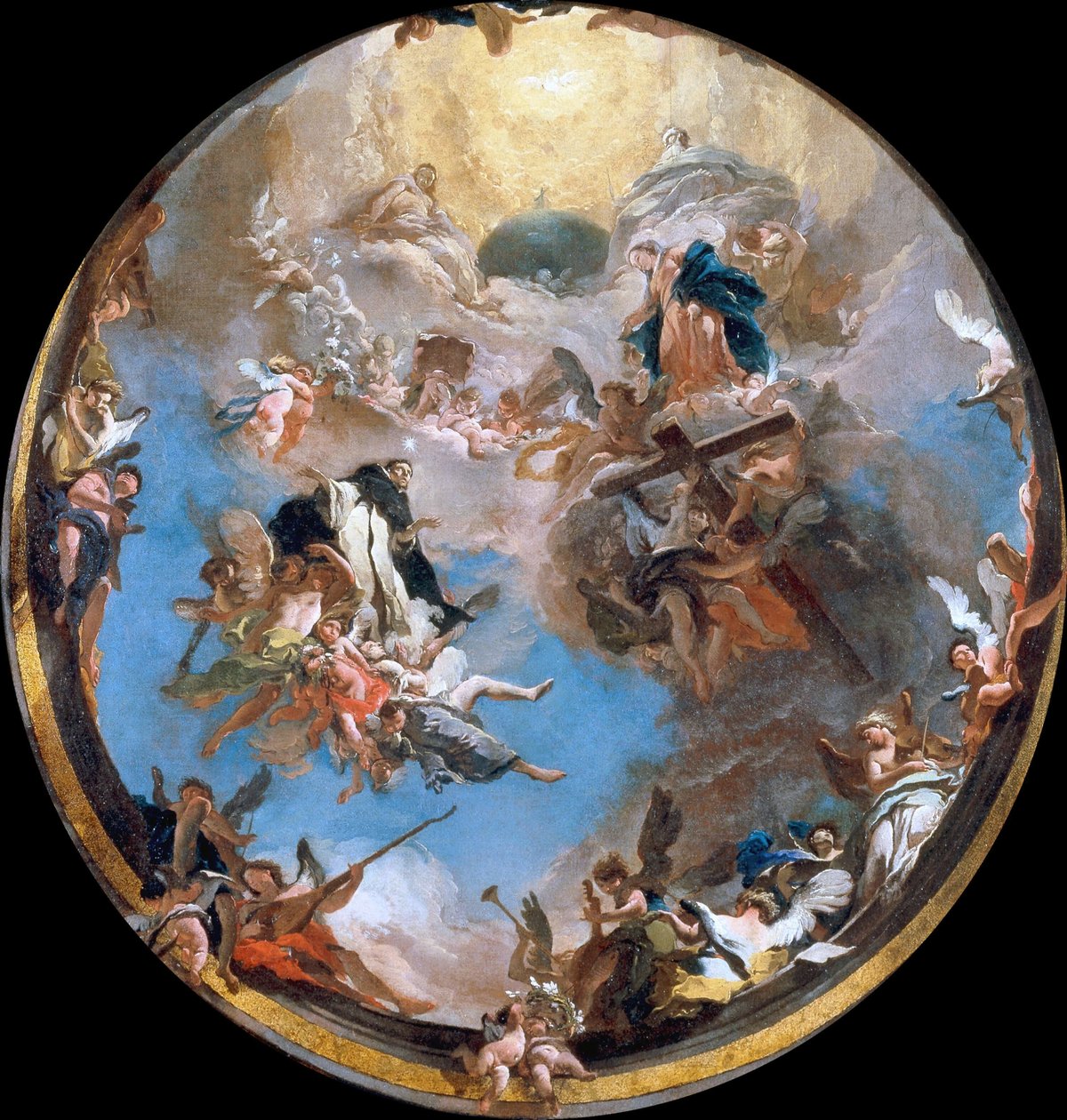 La Gloria de San Domingo, ca 1738 de Giambattista Tiepolo