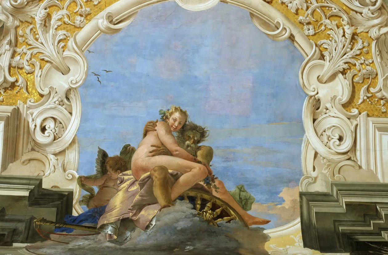 El tiempo rapta a la belleza Plutón raptando a Perséfone de Giambattista Tiepolo