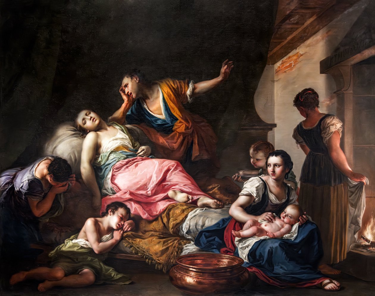 La muerte de Rachel de Giambettino Cignaroli