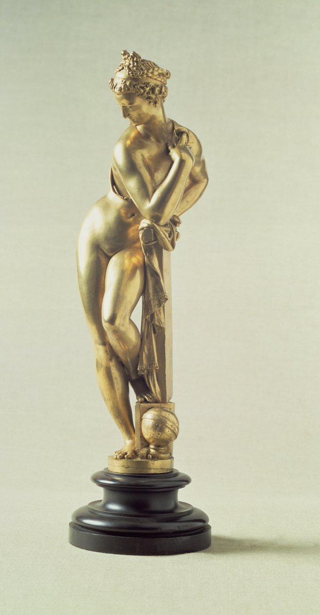 Astronomía, representada por una figura femenina desnuda de Giambologna