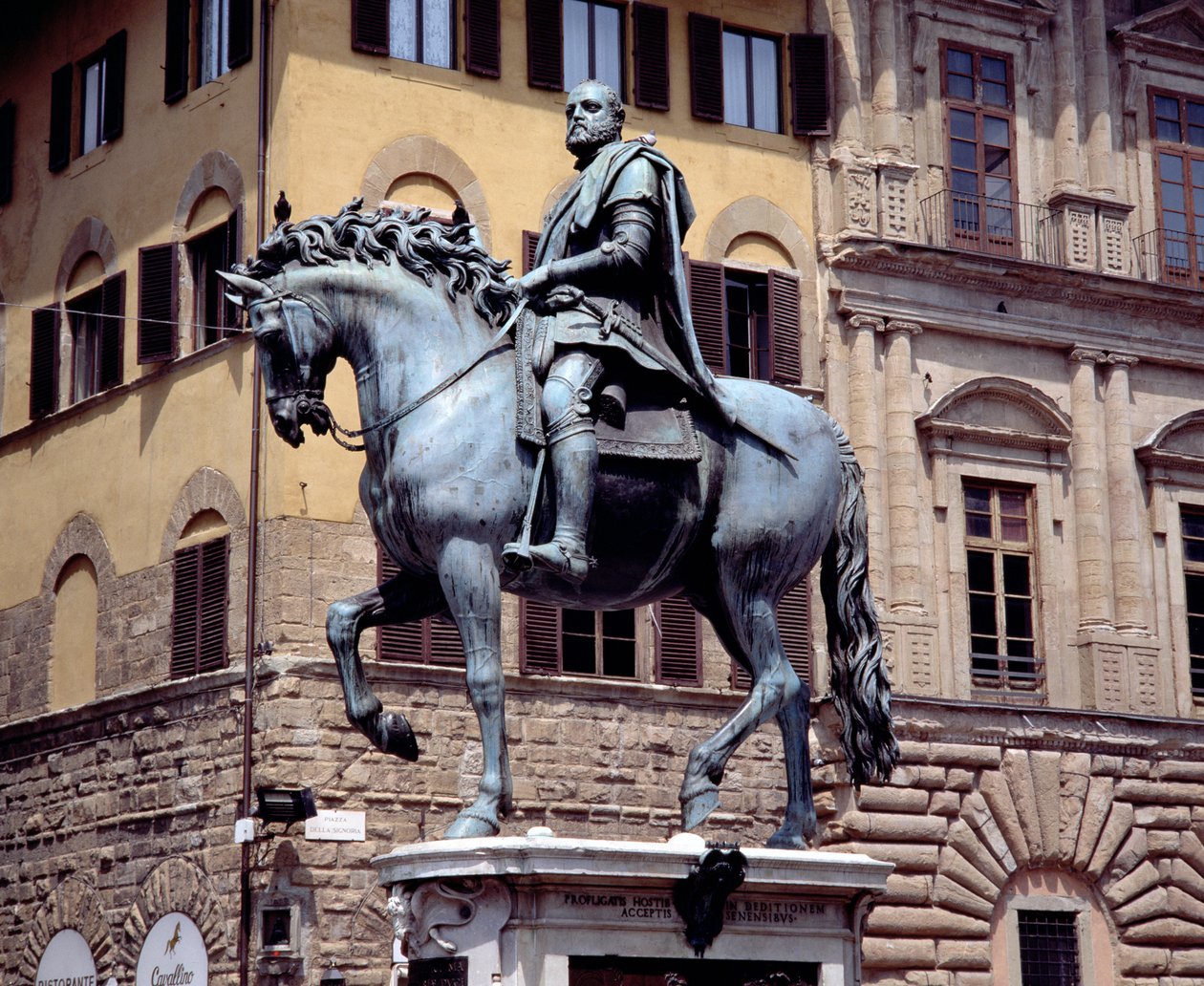Estatua ecuestre de Cosimo I, Gran Duque de Toscana, 1587-93 de Giambologna