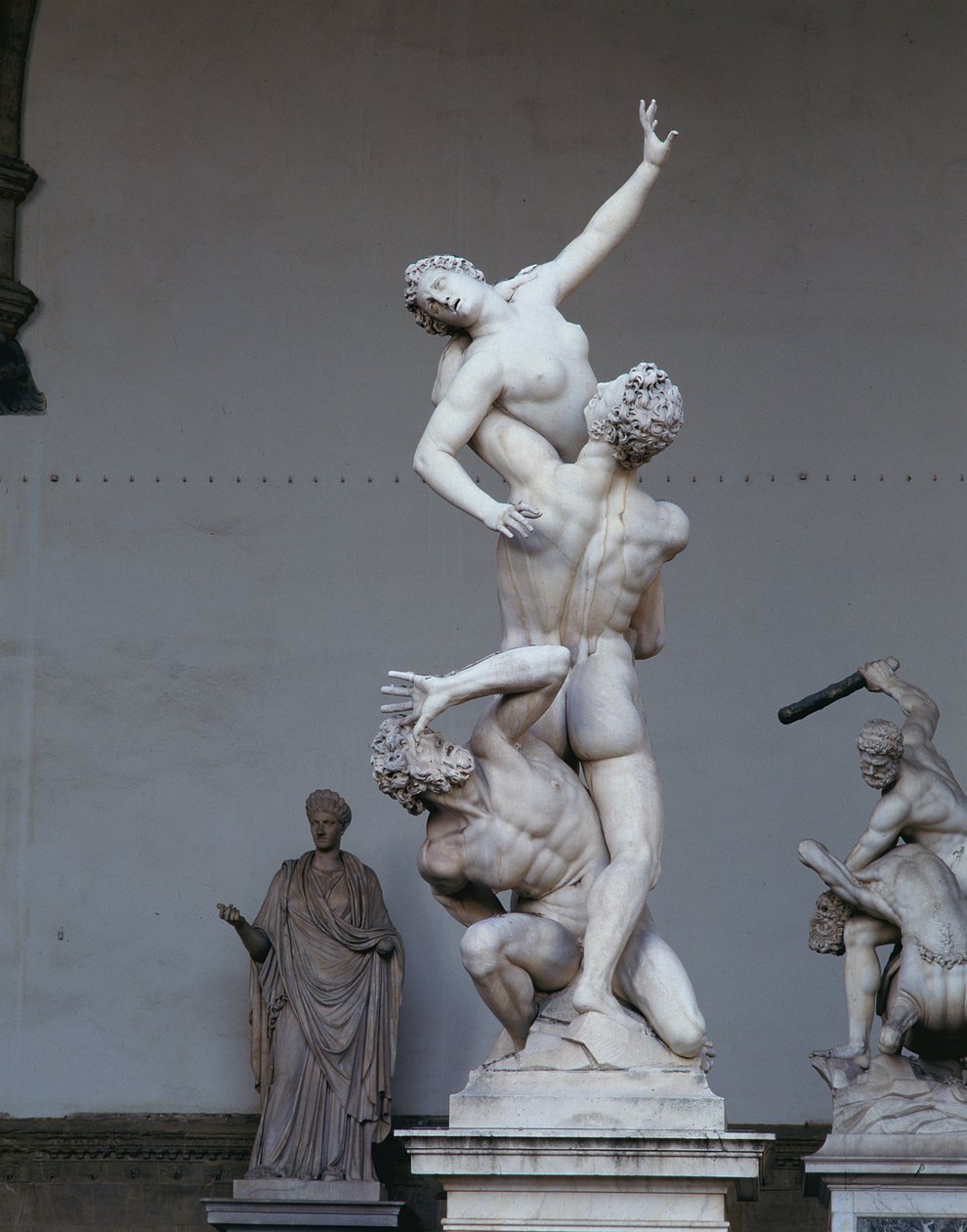 El Rapto de las Sabinas, 1574-82 (mármol) de Giambologna