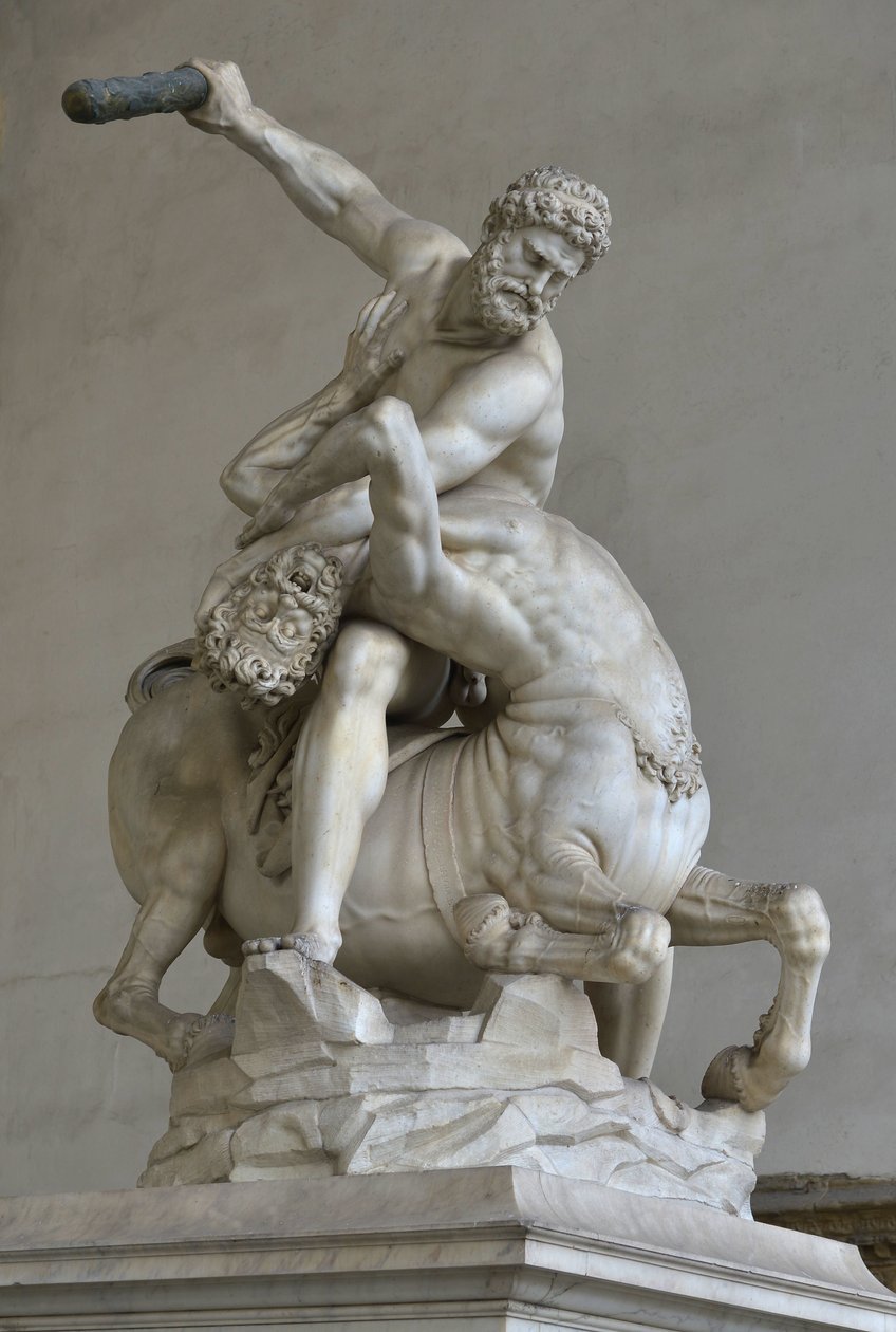 Hércules en la lucha contra el centauro Neso de (after) Giambologna