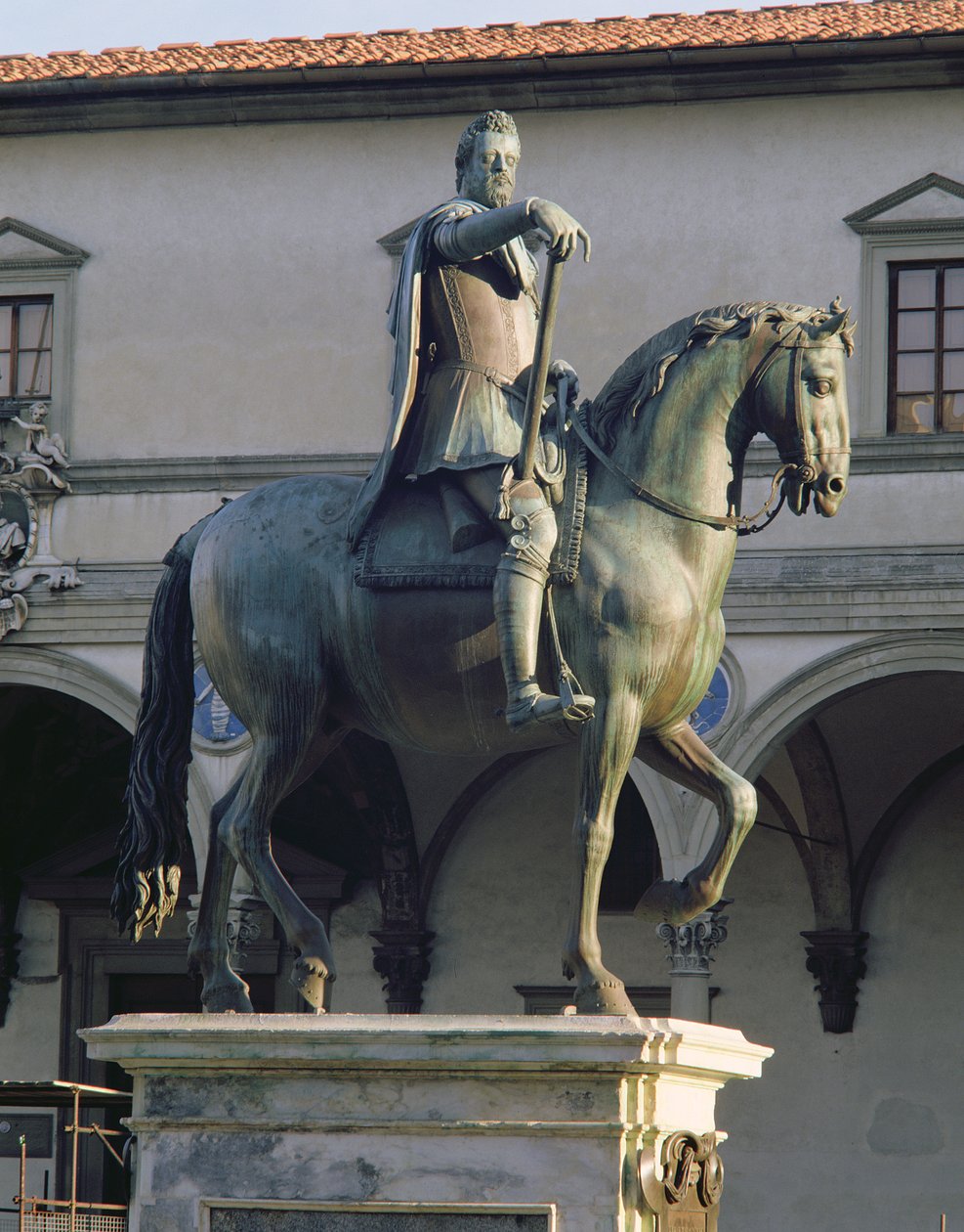 Estatua Ecuestre del Gran Duque Fernando I (detalle) de Giambologna