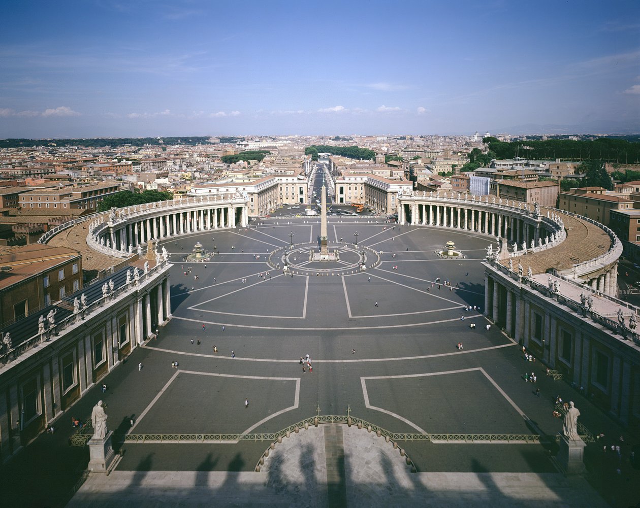 Vista de la Plaza, 1656-67 de Gian Lorenzo Bernini