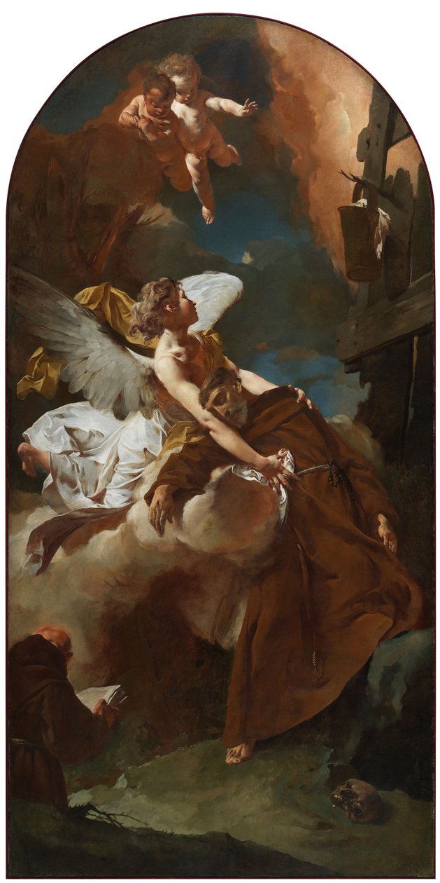 San Francisco de Asís en éxtasis de Giovanni Battista Piazzetta