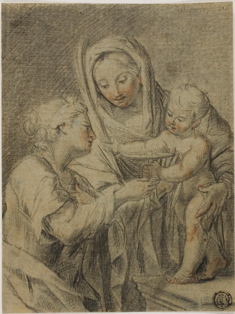 Virgen con el Niño y Santa Lucía de Gian Girolamo Bonesi