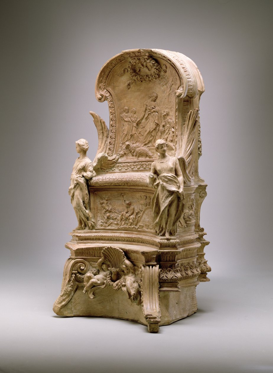 Silla de San Pedro, 1658 (terracota) de Gian Lorenzo Bernini