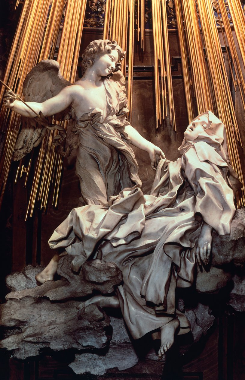 Éxtasis de Santa Teresa de Ávila, Iglesia de Santa María de la Victoria, Roma de Gian Lorenzo Bernini