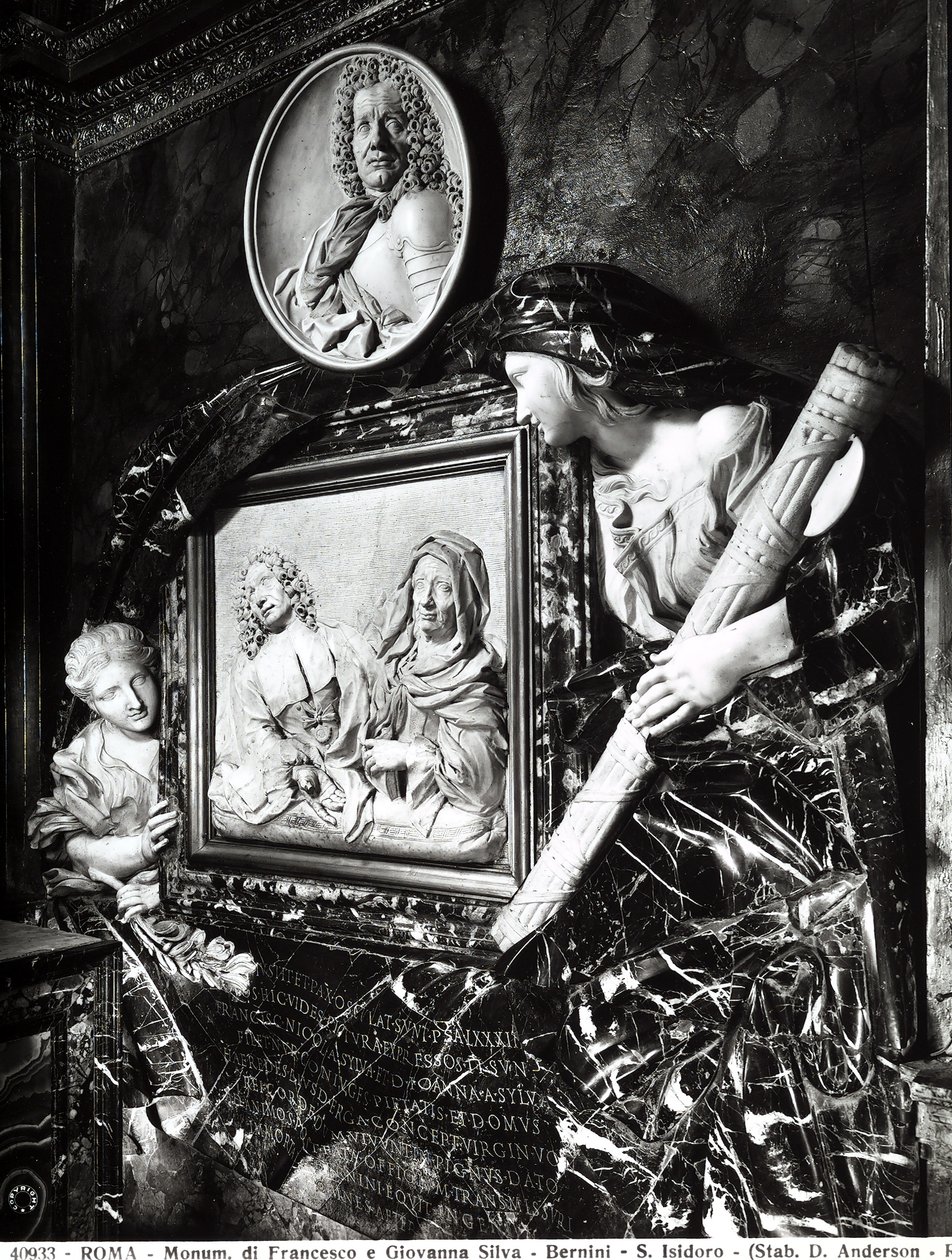 Monumento a Francesco y Giovanni Silva por Gianlorenzo Bernini de Gian Lorenzo Bernini
