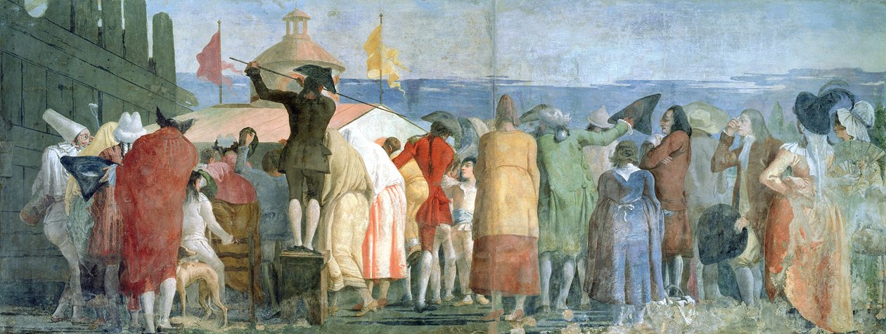 El Nuevo Mundo, 1791-97 (fresco) de Giovanni Domenico Tiepolo