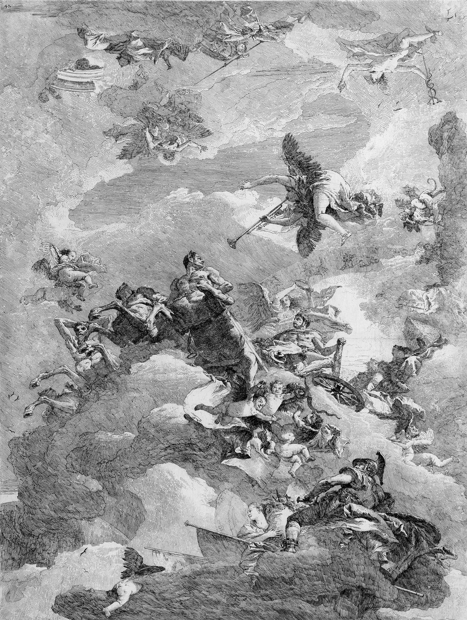 El Triunfo de Hércules de Giovanni Domenico Tiepolo