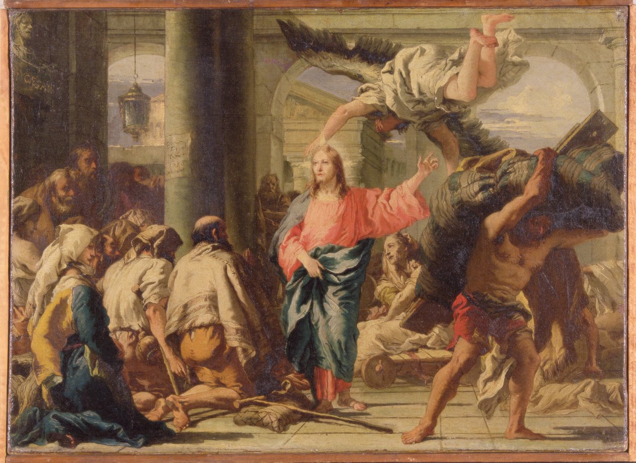 Cristo en el estanque de Betesda de Giandomenico (1727 1804) Tiepolo