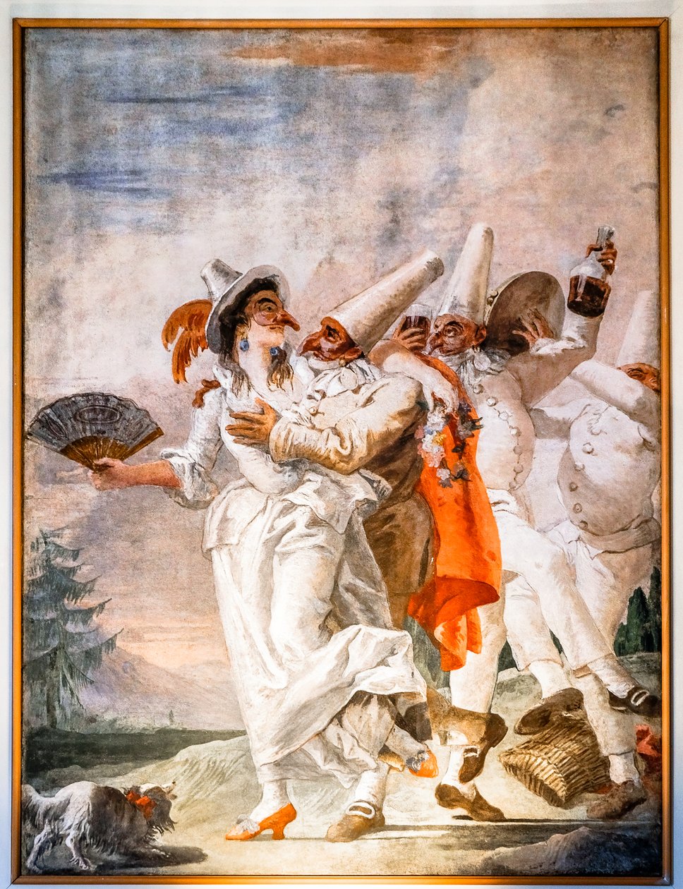 El puñetazo de los enamorados de Giandomenico (1727-1804) Tiepolo