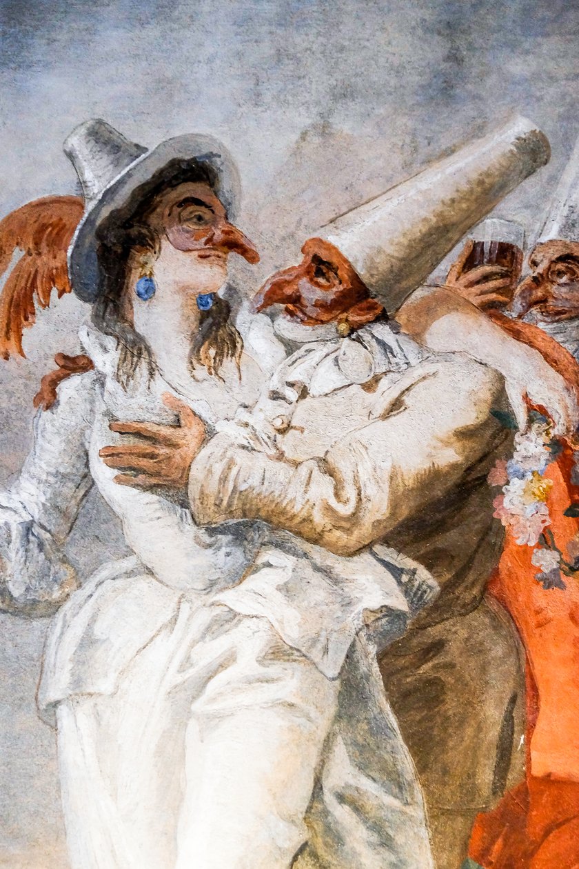 El puñetazo de los enamorados de Giandomenico (1727-1804) Tiepolo