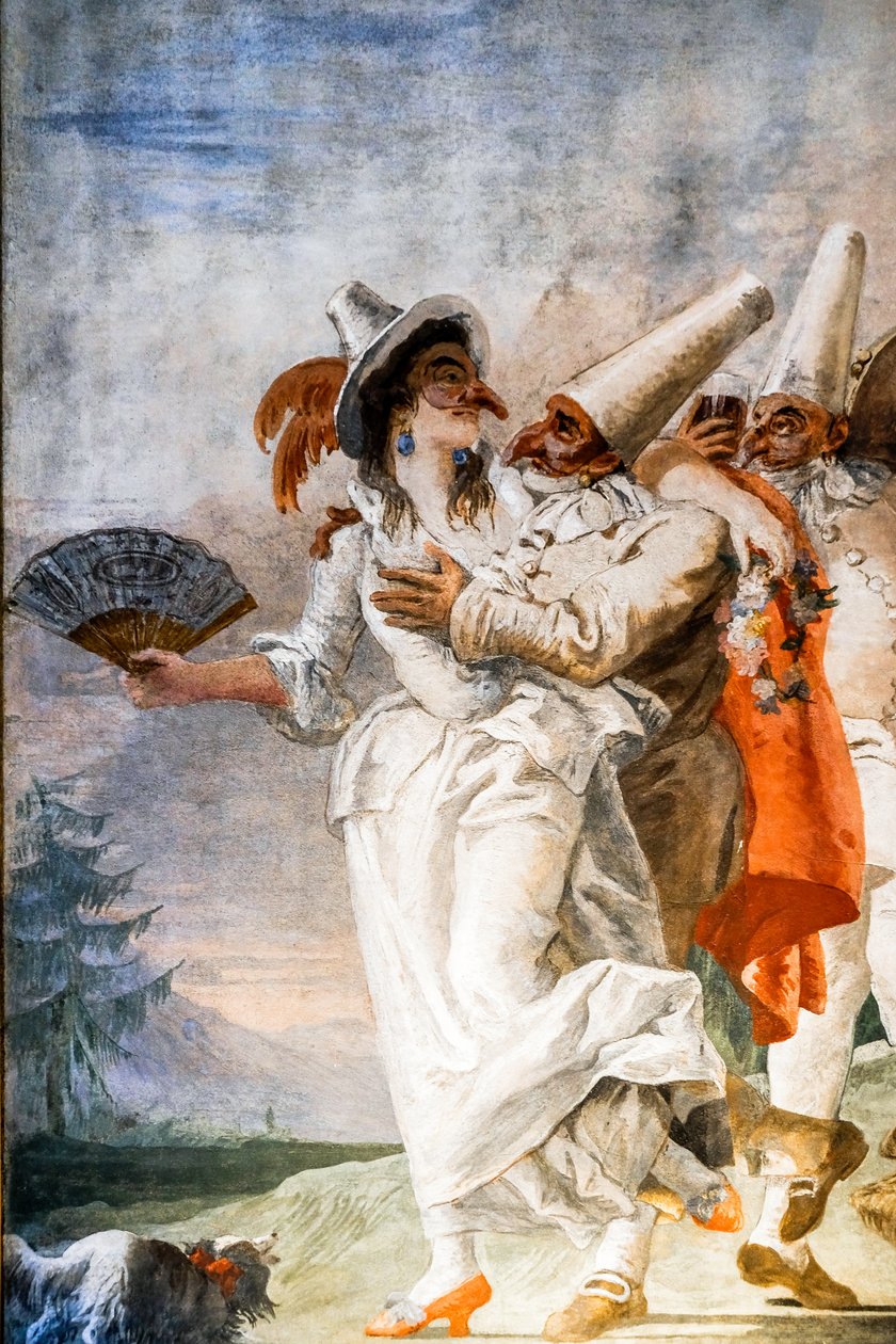 El puñetazo de los enamorados de Giandomenico (1727-1804) Tiepolo