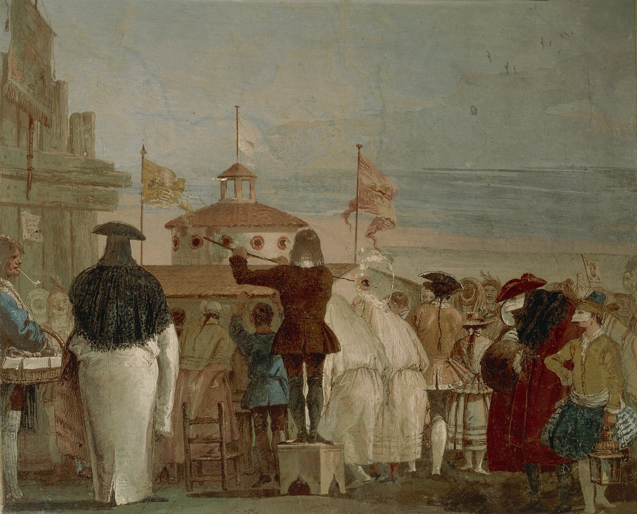 El nuevo mundo (Carnaval veneciano) de Giandomenico  Tiepolo