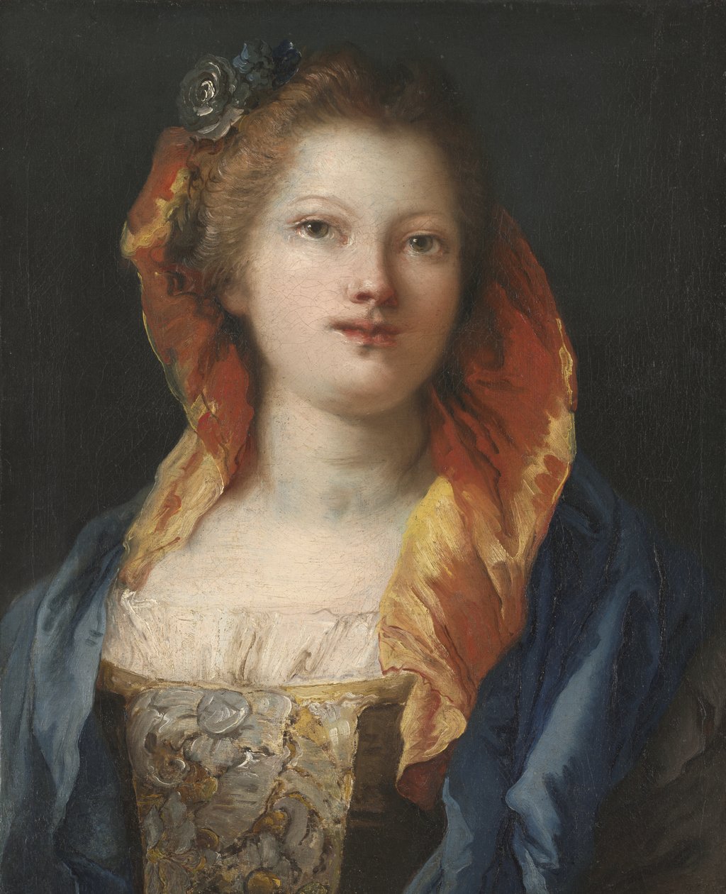 Retrato de una mujer, 1762-70 de Giovanni Domenico Tiepolo