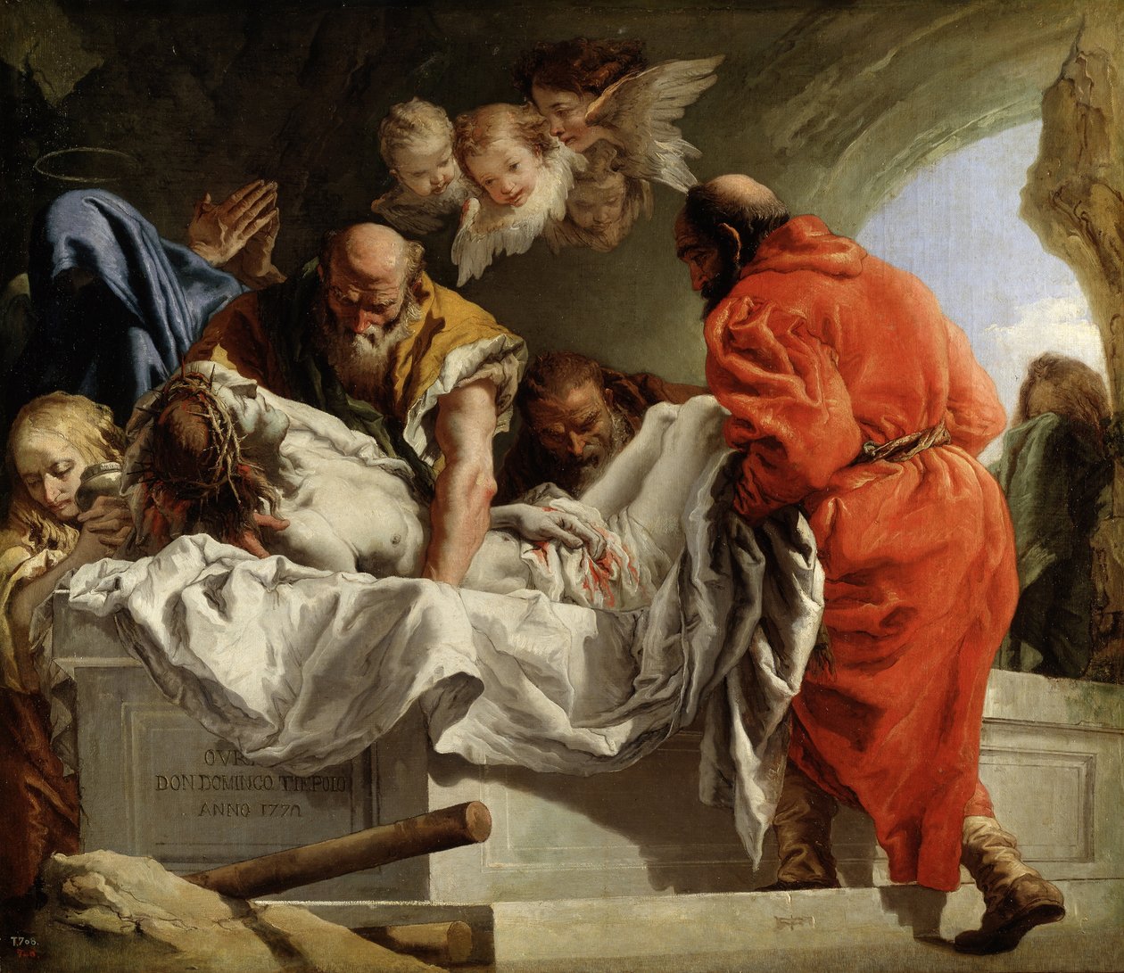 El entierro de Cristo, 1772 de Giovanni Domenico Tiepolo