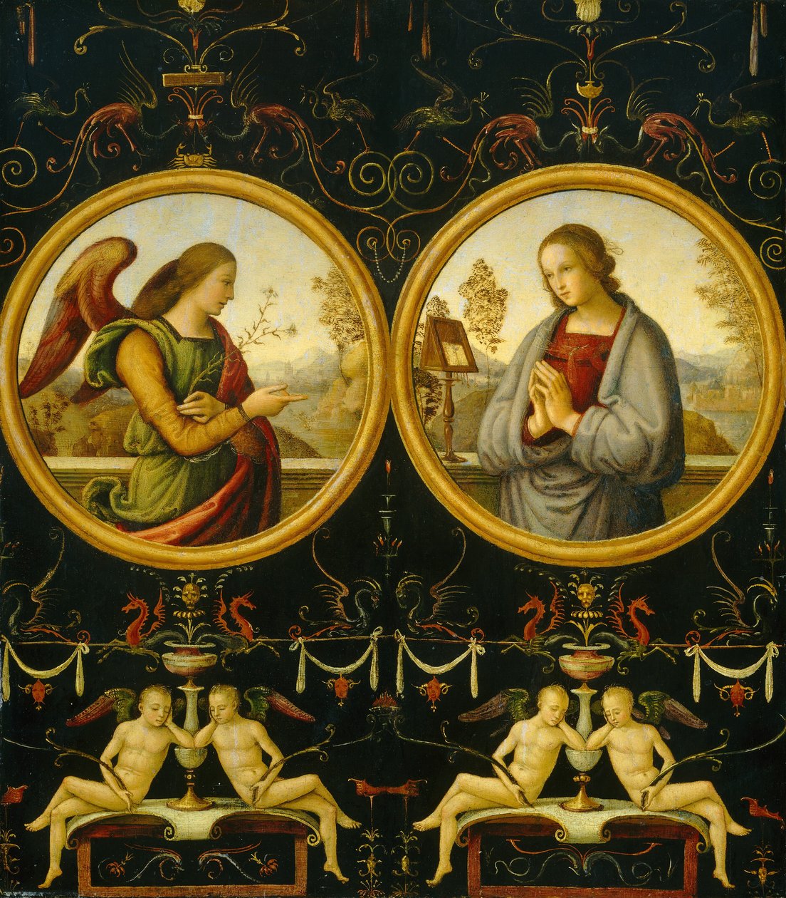 La Anunciación, 1510-1515 de Giannicola di Paolo