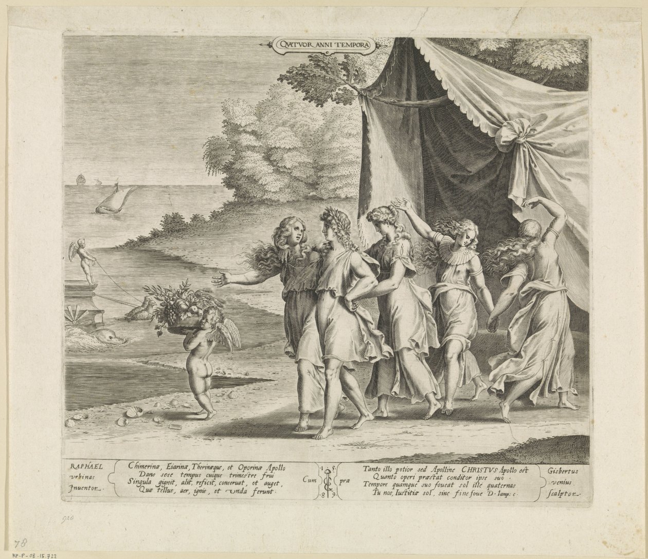 Apolo y las cuatro estaciones
Quatro anni tempora (título en el objeto) de Gijsbert Van Veen